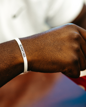 Load image into Gallery viewer, He Won&#39;t Fail Wristband
